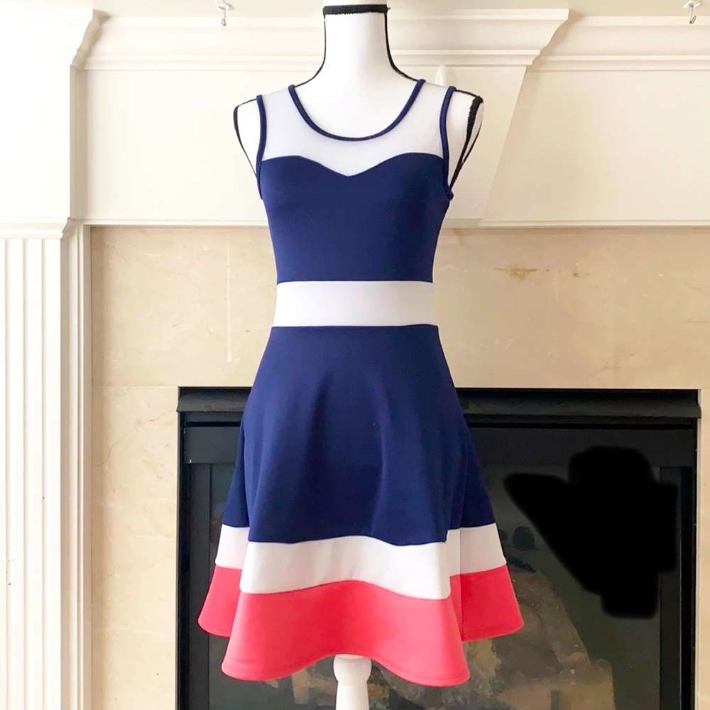 Navy blue dress